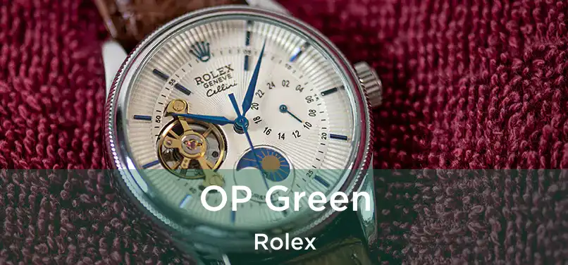 OP Green Rolex